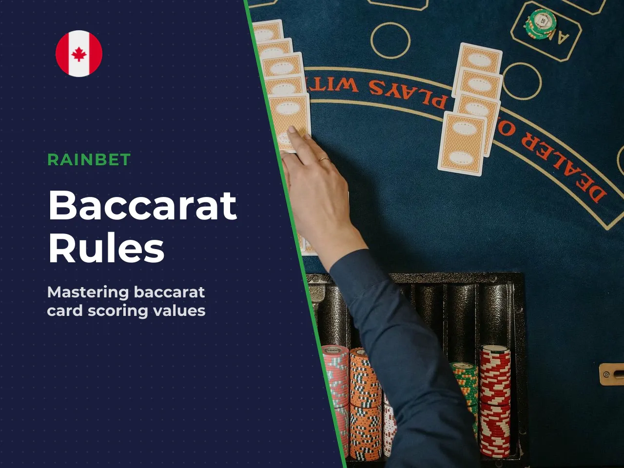 Baccarat card values explained simply. To