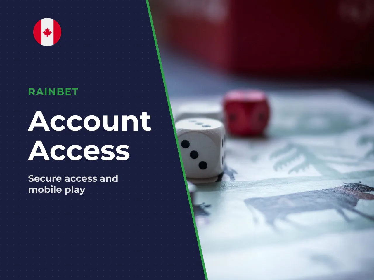 Account, Login, and Mobile Play. Navigating