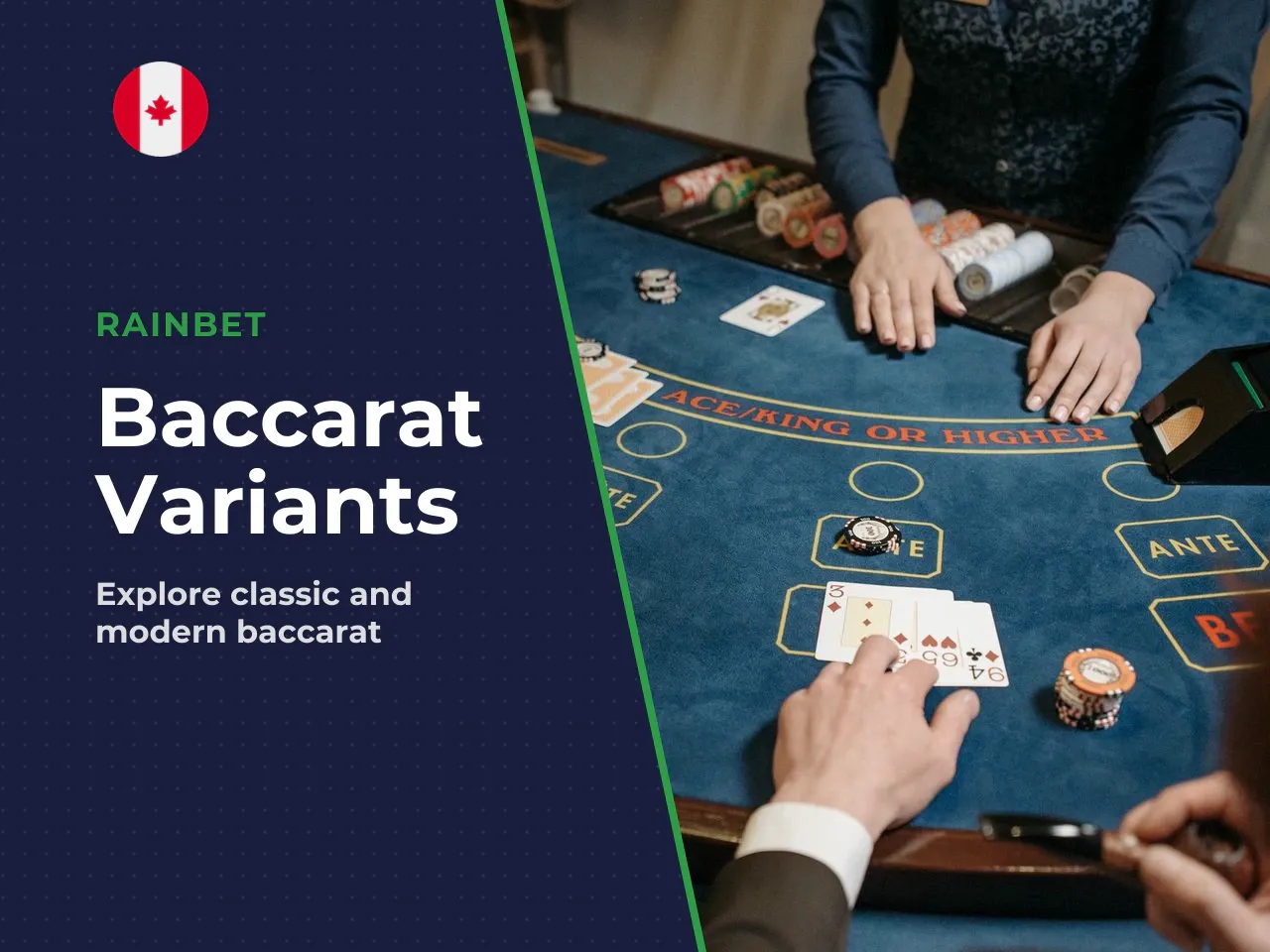Popular baccarat games and side formats