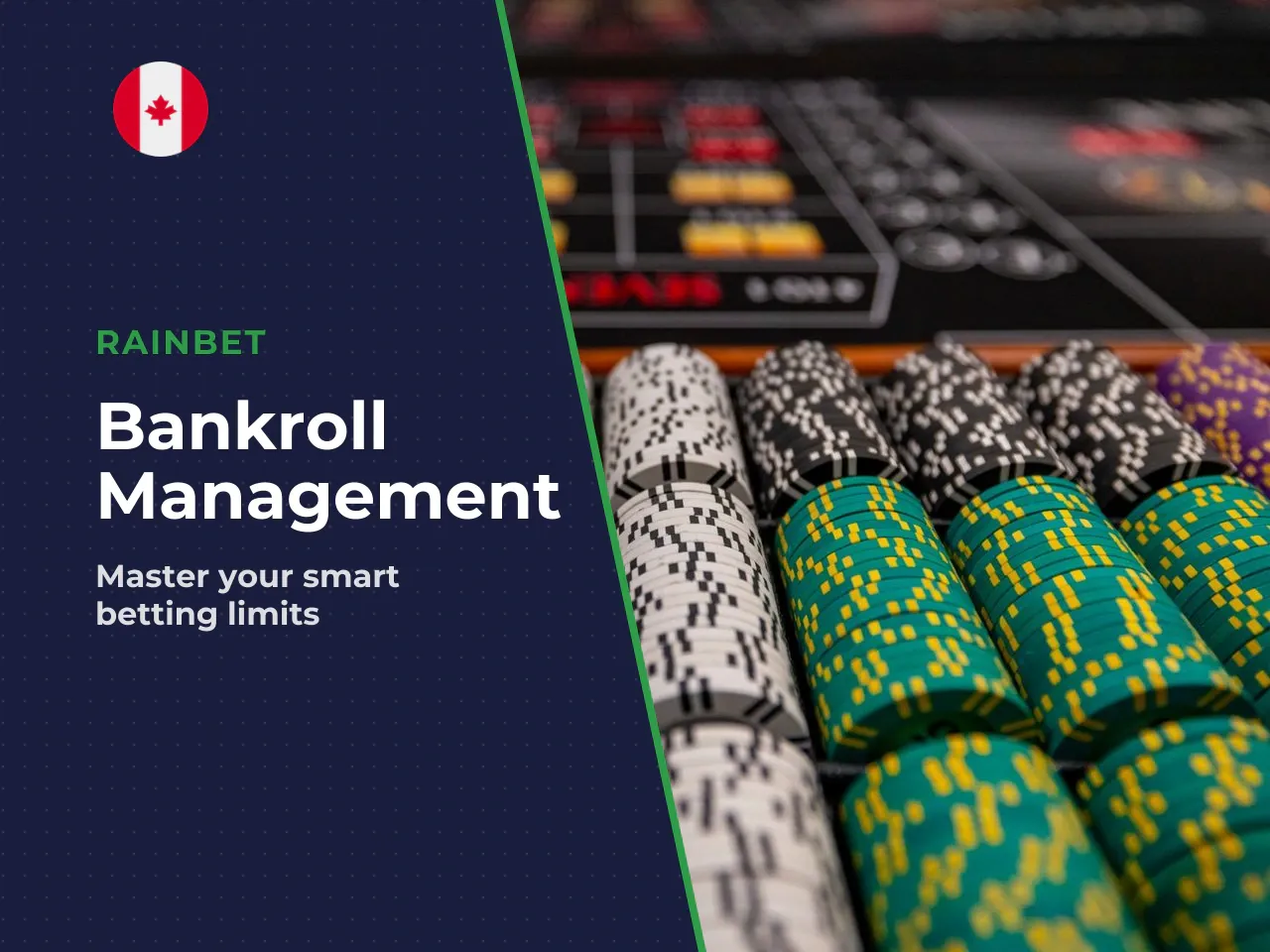 Deposit, Limits Bankroll Control. Effective management