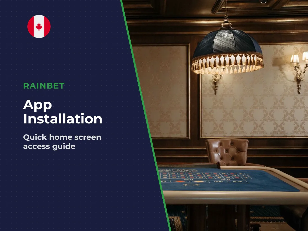 Add Rainbet to the iPhone Home